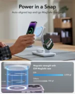 AppleMagSafe ESR 25W 3-in-1 CryoBoost Charging Station Certified - Image 6