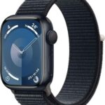 Apple Watch Series 9 GPS 45mm Midnight Aluminium Case & Midnight Sport Loop