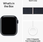 Apple Watch Series 9 GPS 45mm Midnight Aluminium Case & Midnight Sport Loop - Image 4