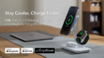 AppleMagSafe ESR 25W 3-in-1 CryoBoost Charging Station Certified